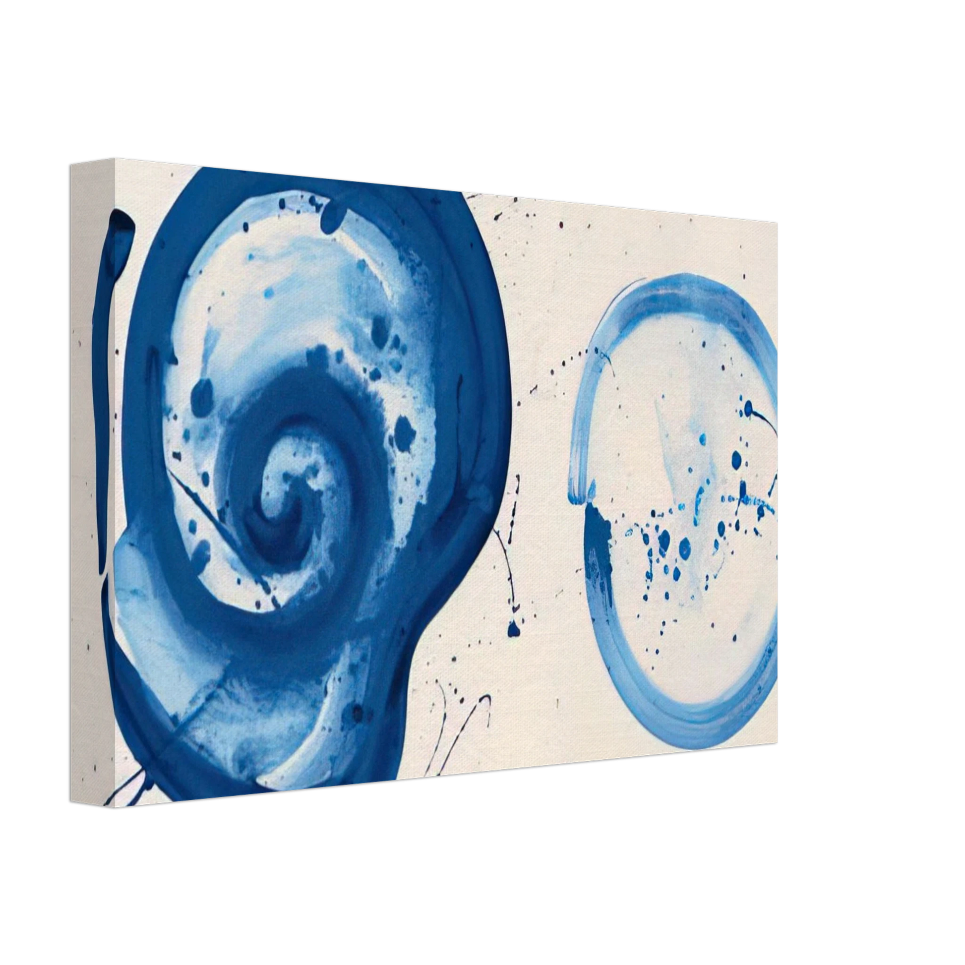 Sam Francis - Composition  Blue Balls  Canvas - 40x60 cm / 16x24 inches-canvas
