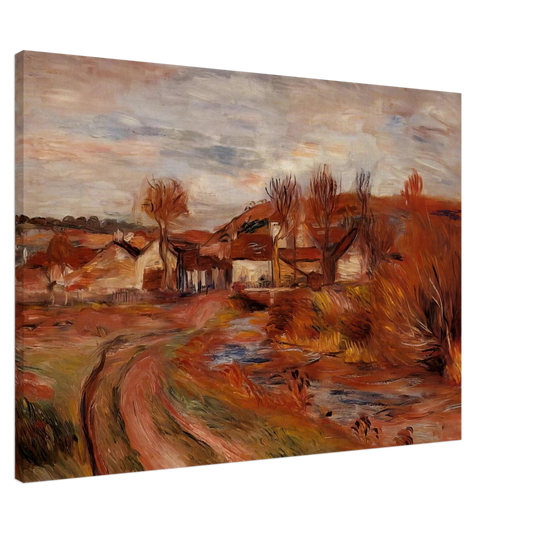Pierre-Auguste Renoir - Landscape in Normandy Canvas - 20x30 cm / 8x12 inches-canvas
