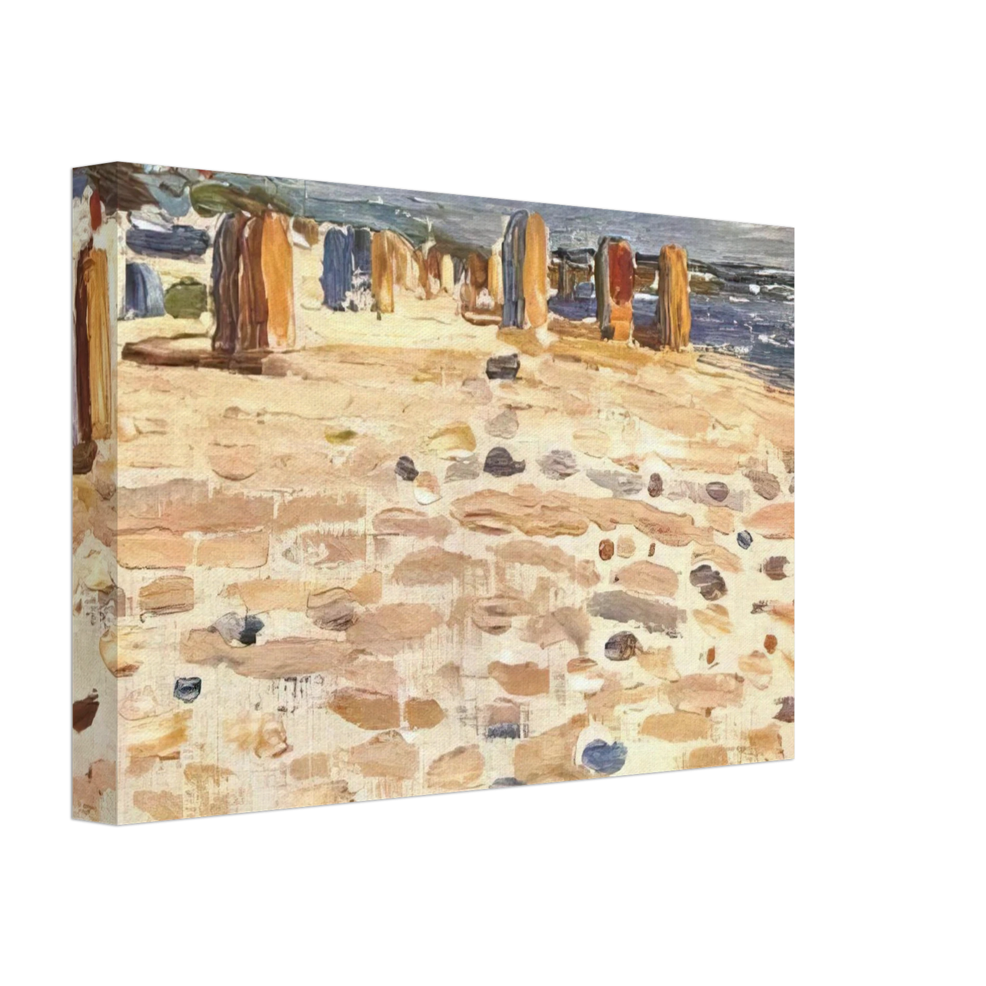 Wassily Kandinsky - BEACH BASKETS IN HOLLAND 1904 Canvas - 40x60 cm / 16x24 inches-canvas