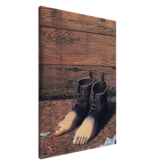 Rene Magritte - THE RED MODEL 1935 Canvas - 20x30 cm / 8x12 inches-canvas