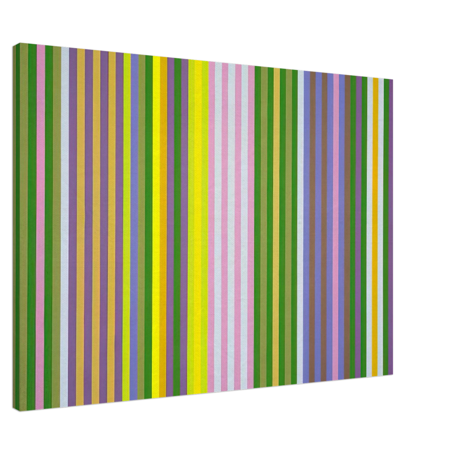 Gene Davis - Zebra - 1969 Canvas - 20x30 cm / 8x12 inches-canvas