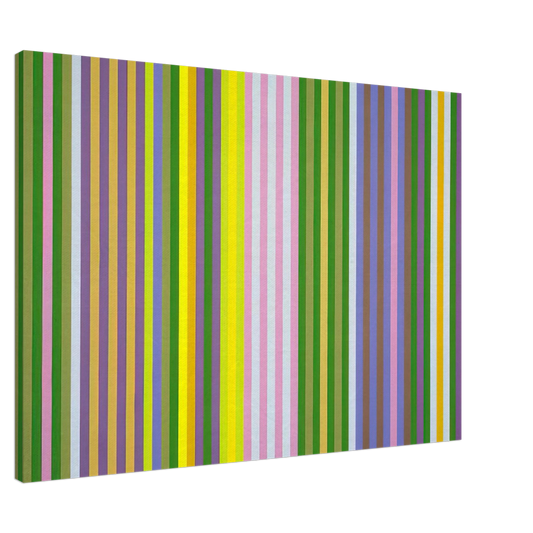 Gene Davis - Zebra - 1969 Canvas - 20x30 cm / 8x12 inches-canvas