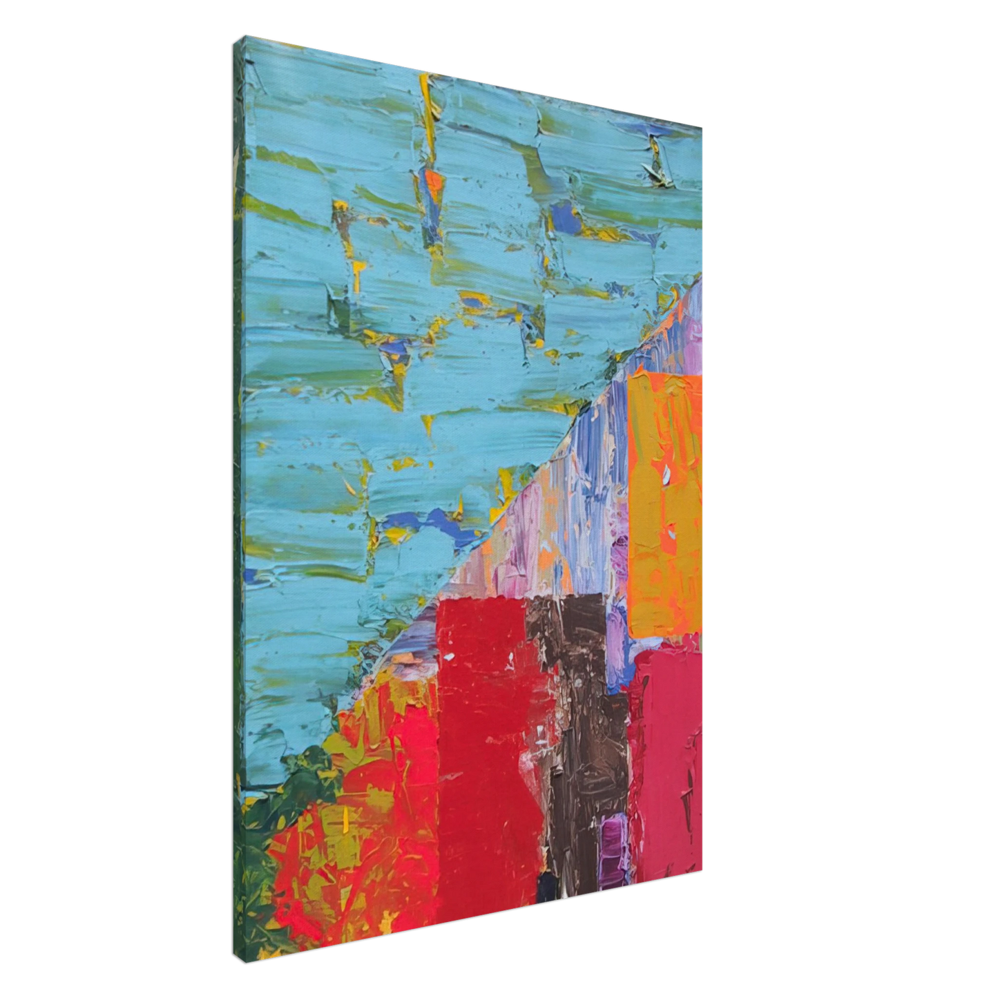 John Hoyland - 25.4.78 - 1978 Canvas - 20x30 cm / 8x12 inches-canvas