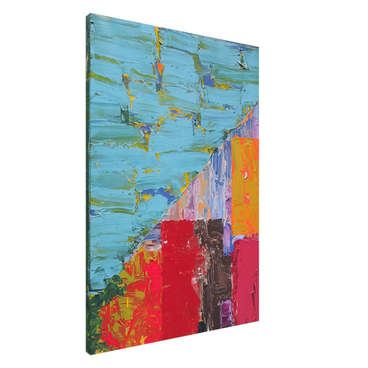 John Hoyland - 25.4.78 - 1978 Canvas - 20x30 cm / 8x12 inches-canvas