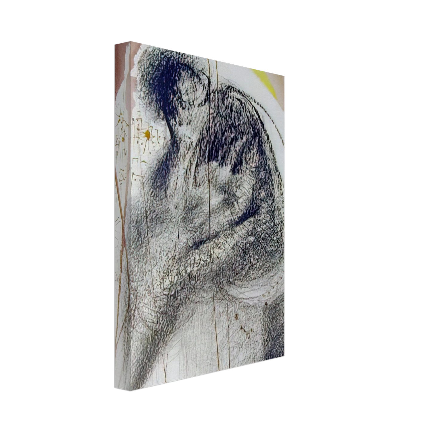 Salvador Dali - SEDET SOLA CIVITAS PLENA POUPOLO 2 CHRONICLES 36 19 1967 Canvas - 40x60 cm / 16x24 inches-canvas