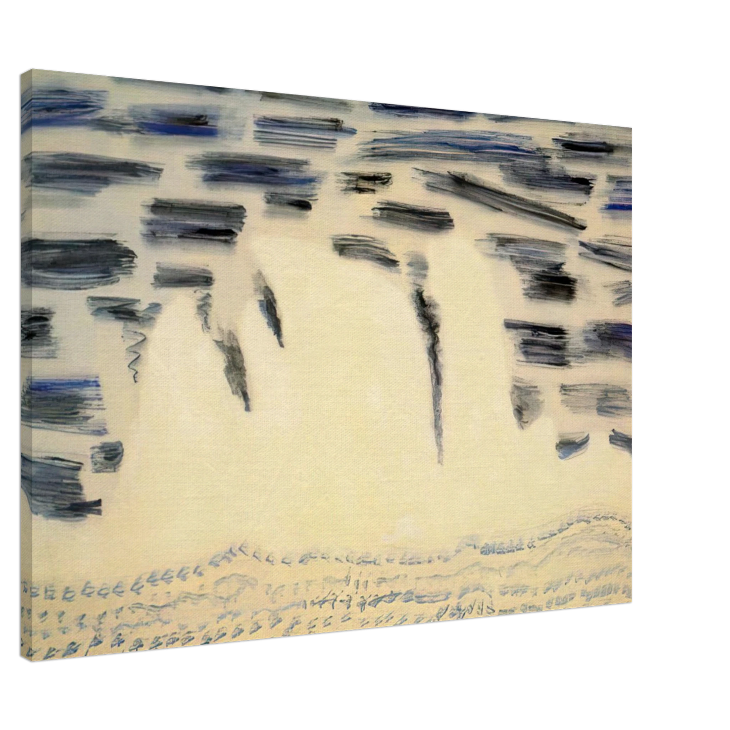 Milton Avery - Onrushing Wave - 1958 Canvas - 20x30 cm / 8x12 inches-canvas