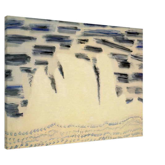 Milton Avery - Onrushing Wave - 1958 Canvas - 20x30 cm / 8x12 inches-canvas