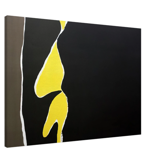 Adja Yunkers - Hommage to the First Monk Immolating Himself in Saigon - 1966 Canvas - 20x30 cm / 8x12 inches-canvas