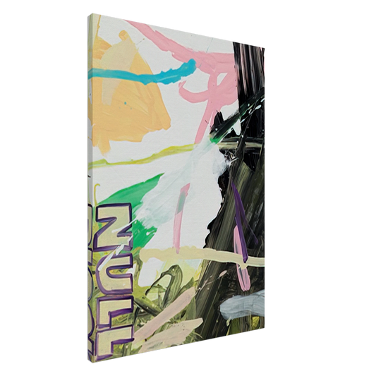 Michel Majerus - MoM Block Nr. 86 - 1999 Canvas - 20x30 cm / 8x12 inches-canvas