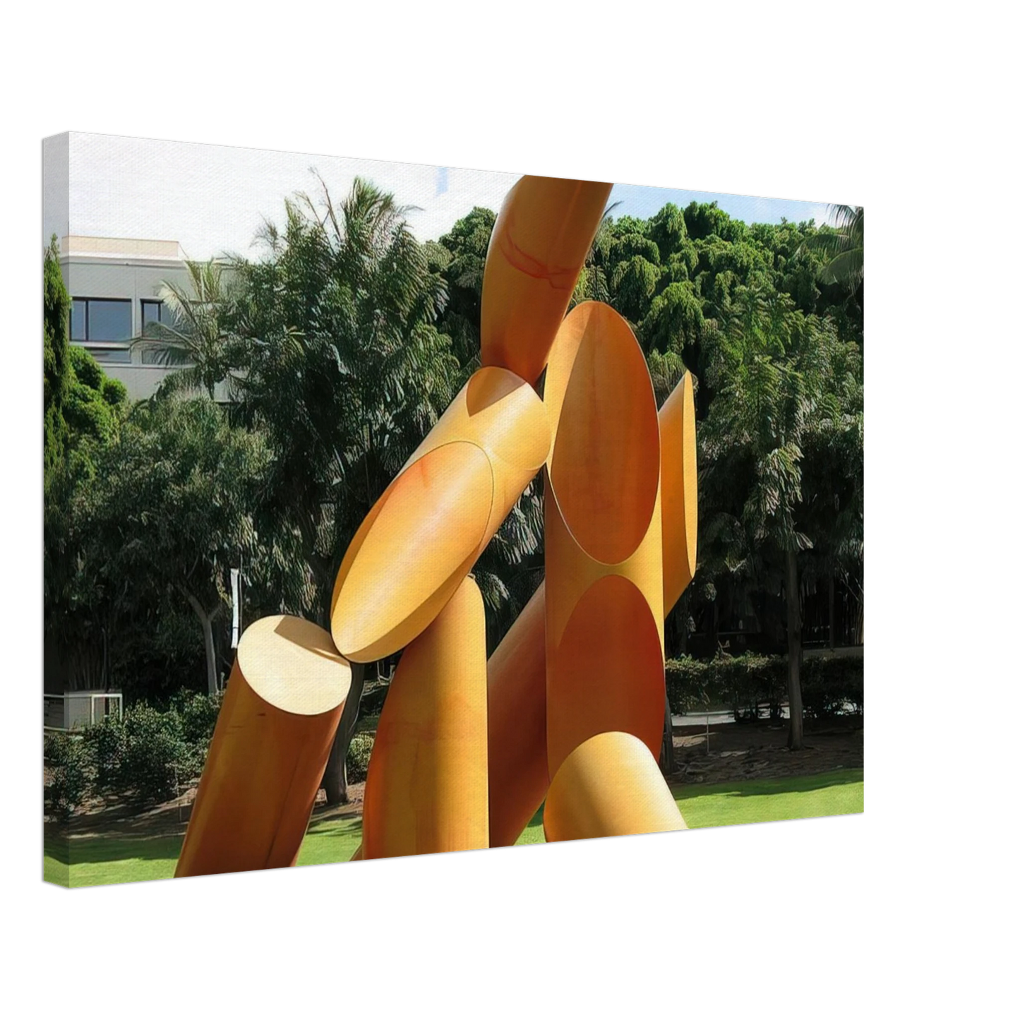 Alexander Liberman - Gate of Hope - 1972 Canvas - 40x60 cm / 16x24 inches-canvas