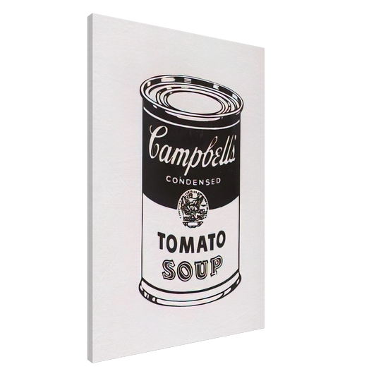 Andy Warhol - Campbell's Soup Can  Tomato -Retrospective Series Canvas - 20x30 cm / 8x12 inches-canvas