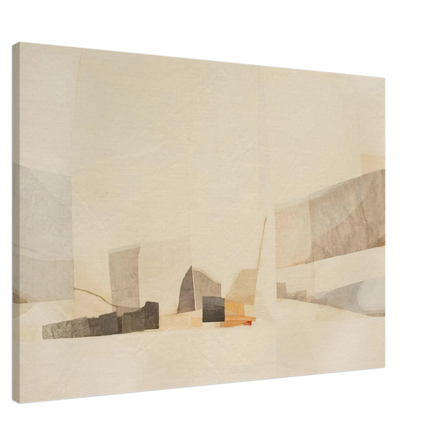 Kenzo Okada - Untitled - Abstract Expressionism Canvas - 20x30 cm / 8x12 inches-canvas