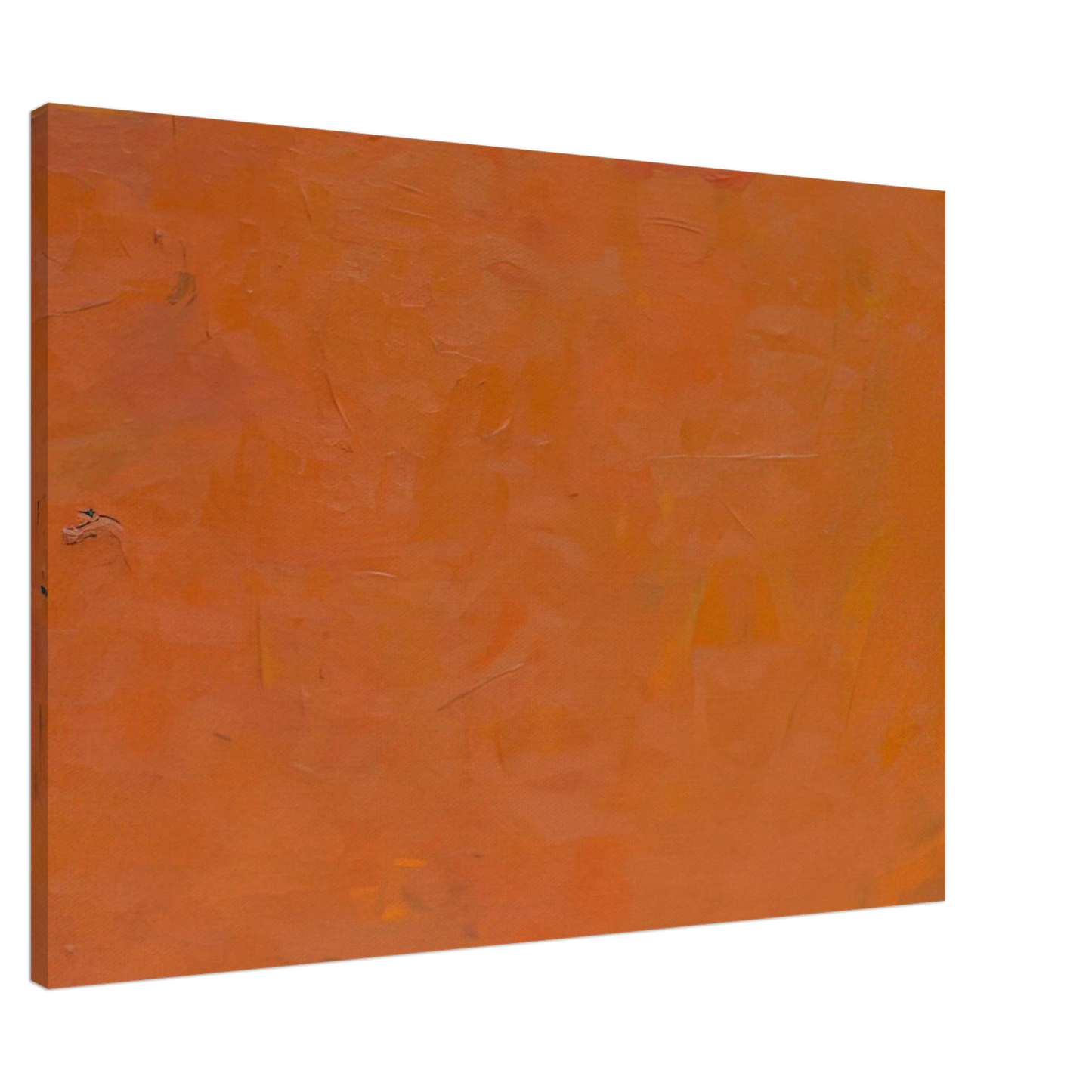 Robert Ryman - Untitled Orange Painting - 1955 Canvas - 20x30 cm / 8x12 inches-canvas