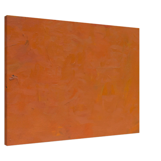 Robert Ryman - Untitled Orange Painting - 1955 Canvas - 20x30 cm / 8x12 inches-canvas