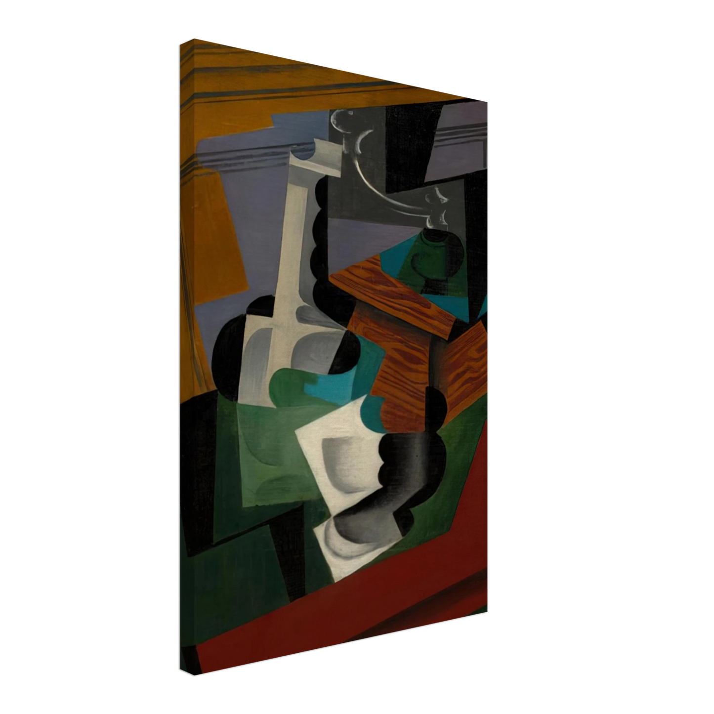Juan Gris - THE COFFEE MILL 1916 Canvas - 40x60 cm / 16x24 inches-canvas