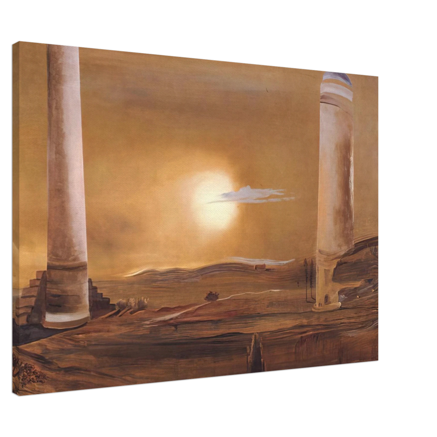 Salvador Dali - THE TOWERS Canvas - 20x30 cm / 8x12 inches-canvas