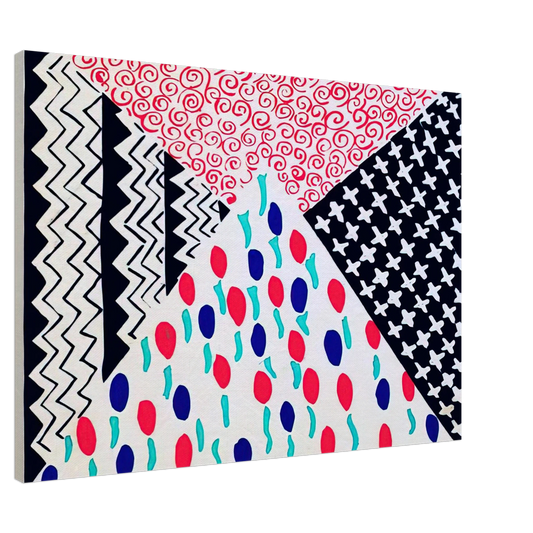 Sonia Delaunay - COMPOSITION 39 Canvas - 20x30 cm / 8x12 inches-canvas