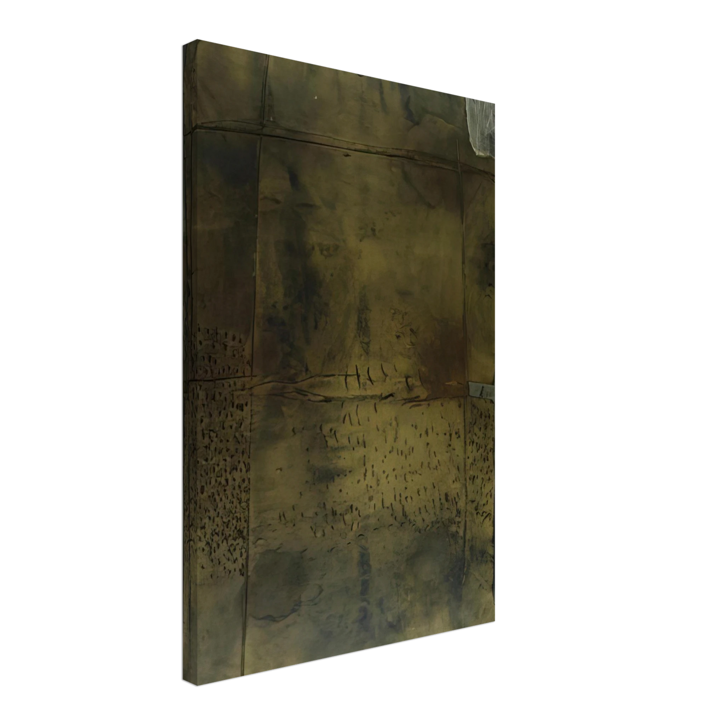 Antoni Tapies - GREY OCHRE 1958 Canvas - 70x100 cm / 28x40 inches-canvas