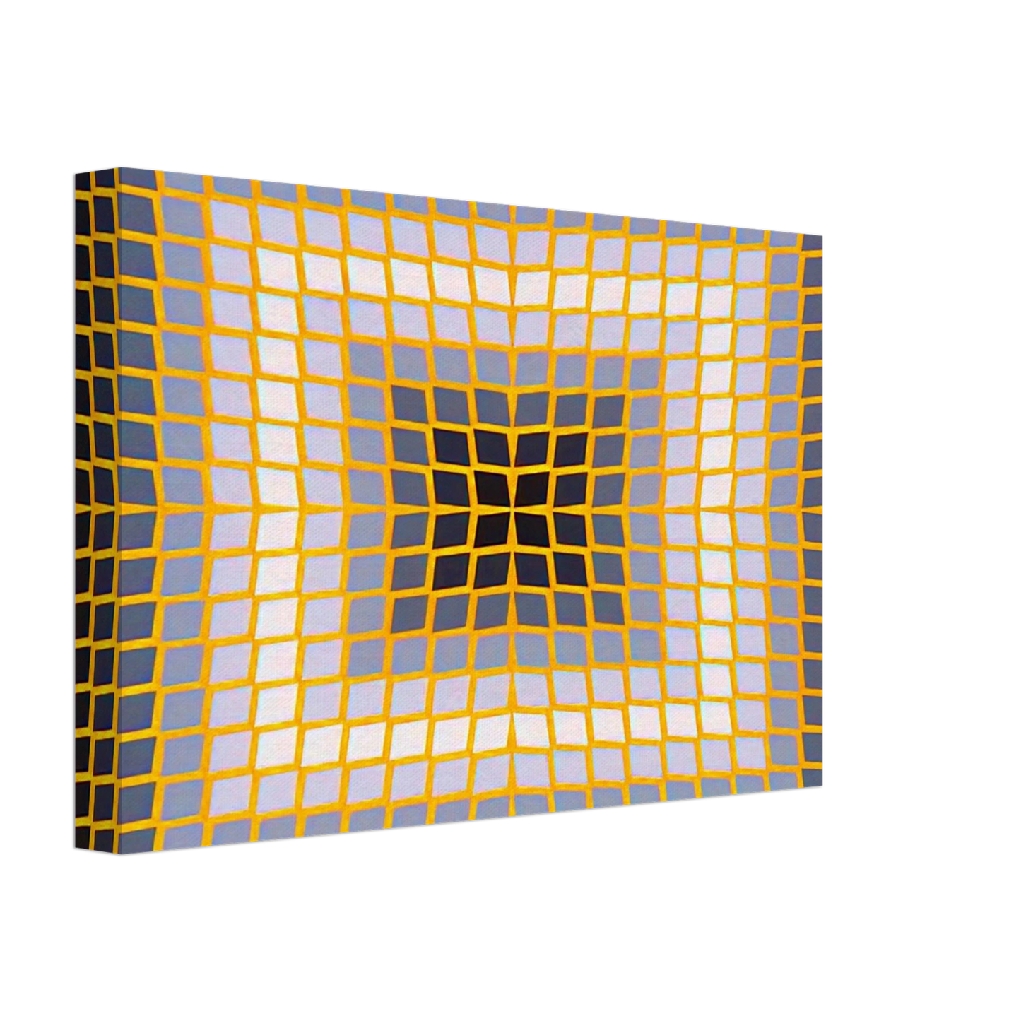 Victor Vasarely - Quasar Dia - 1965 Canvas - 40x60 cm / 16x24 inches-canvas