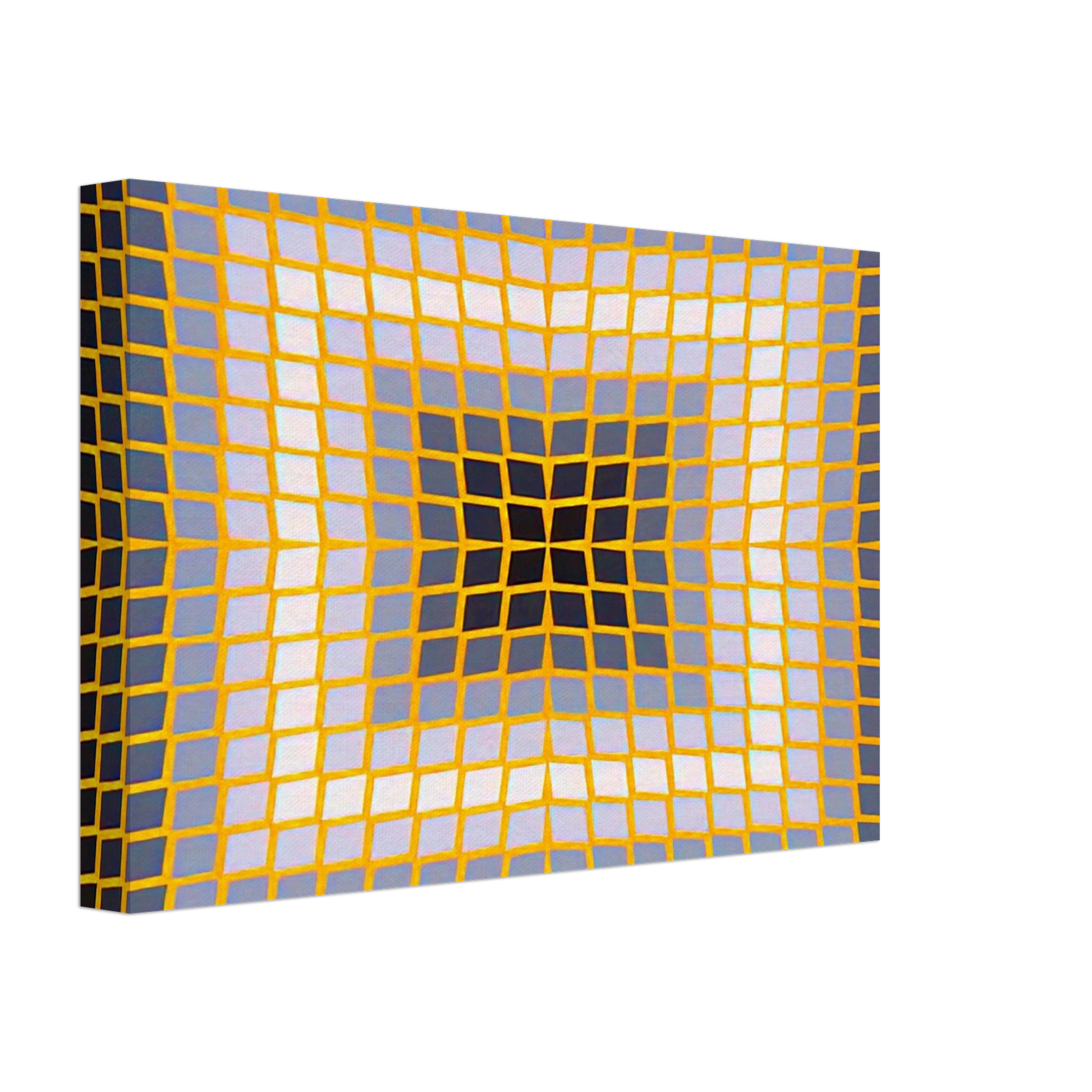 Victor Vasarely - Quasar Dia - 1965 Canvas - 40x60 cm / 16x24 inches-canvas