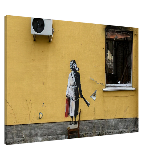 Banksy - HOSTOMEL PROSKURIVSKA 2 2022 Canvas - 20x30 cm / 8x12 inches-canvas