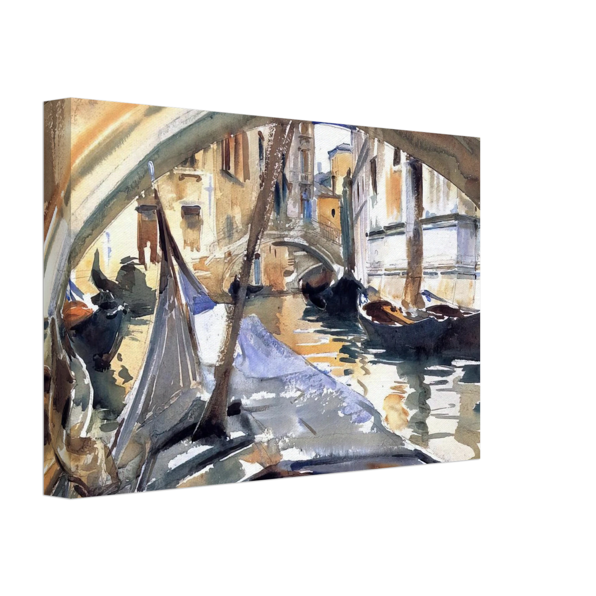 John Singer Sargent - Rio de Santa Maria Formosa Canvas - 70x100 cm / 28x40 inches-canvas