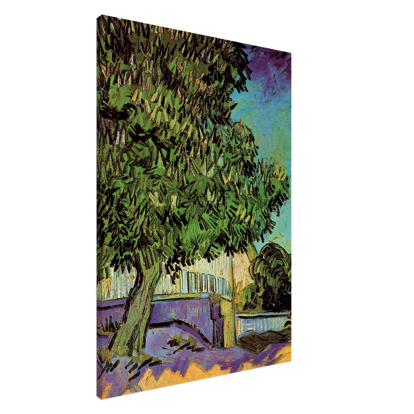 Vincent van Gogh - Chestnut Tree in Blossom Canvas - 20x30 cm / 8x12 inches-canvas