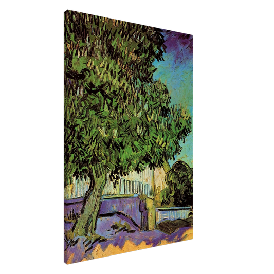Vincent van Gogh - Chestnut Tree in Blossom Canvas - 20x30 cm / 8x12 inches-canvas
