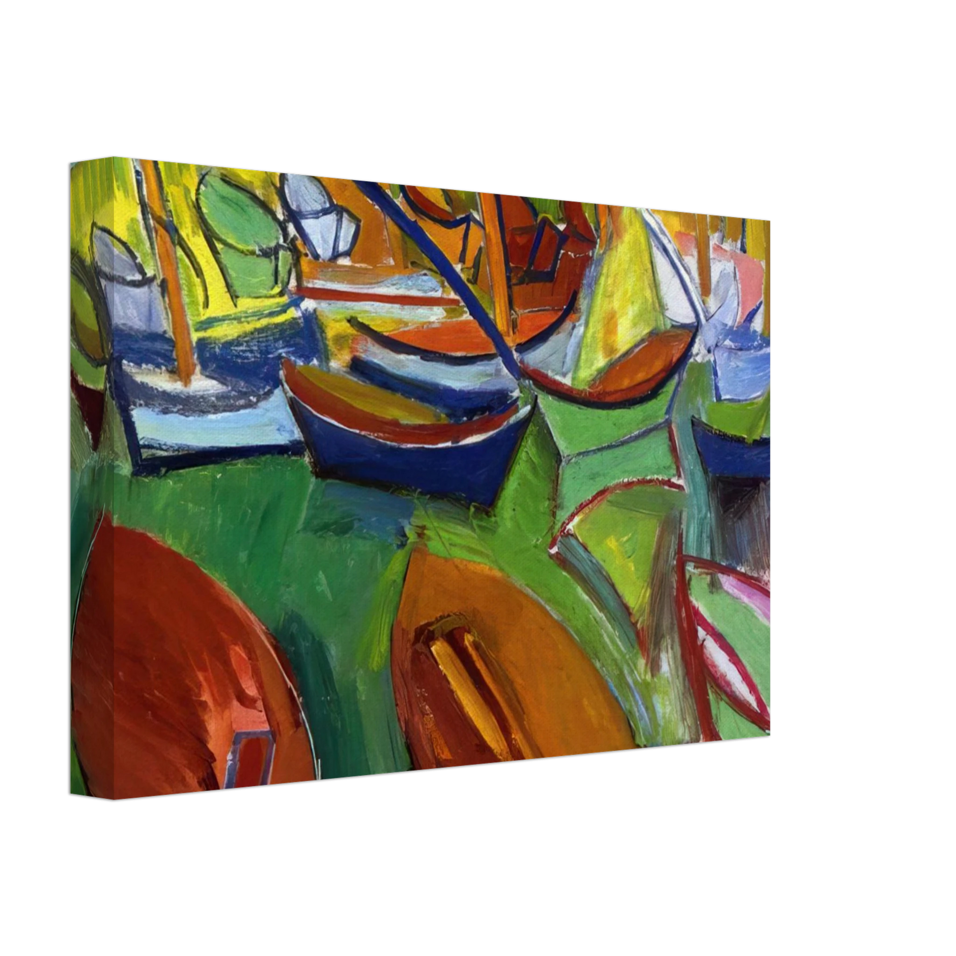 Raoul Dufy - MARTIGUES 1907 Canvas - 70x100 cm / 28x40 inches-canvas