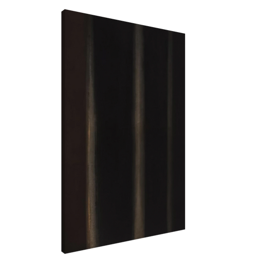 Yun Hyong-keun - Umber Black - 1974 Canvas - 20x30 cm / 8x12 inches-canvas