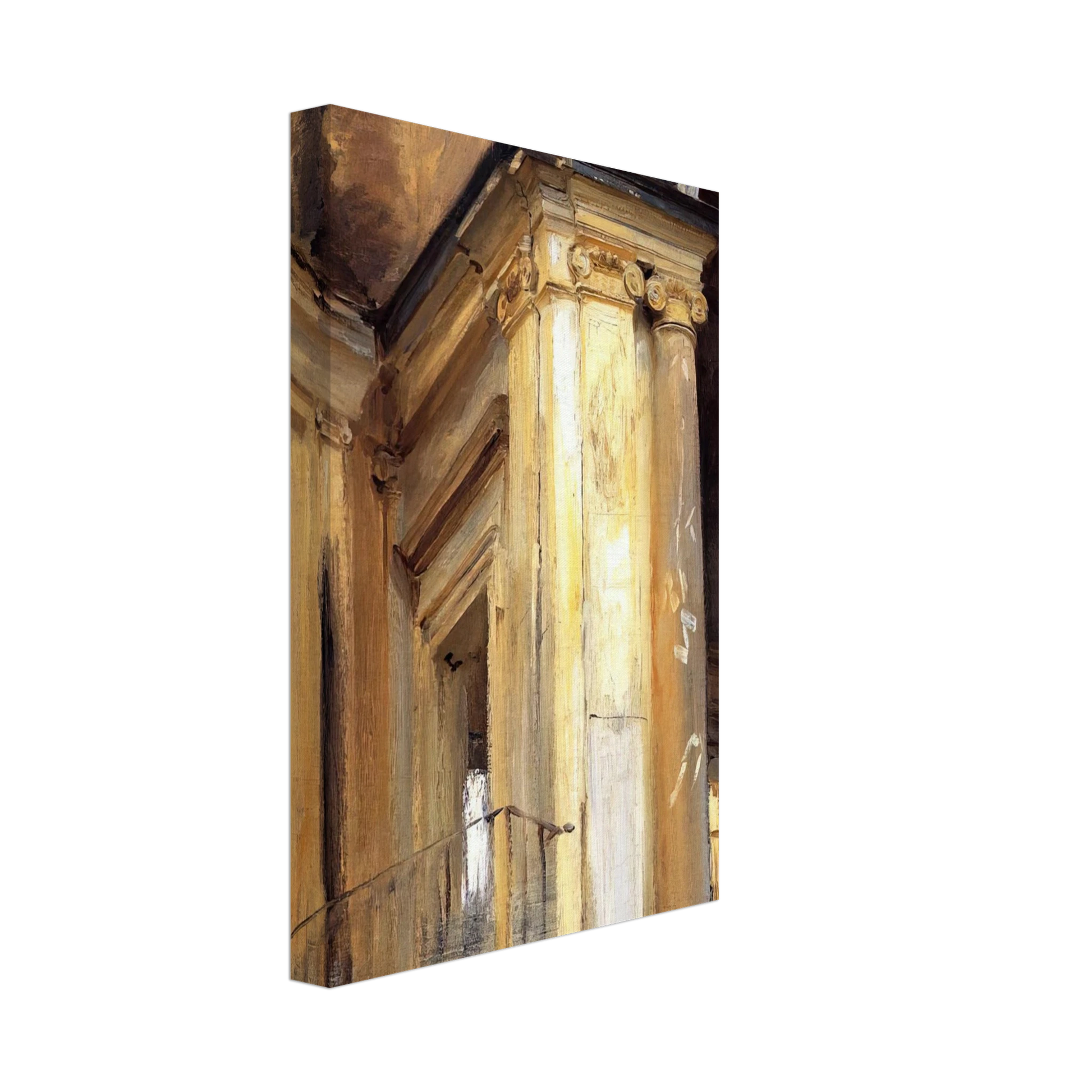John Singer Sargent - Roman Architecture Canvas - 40x60 cm / 16x24 inches-canvas