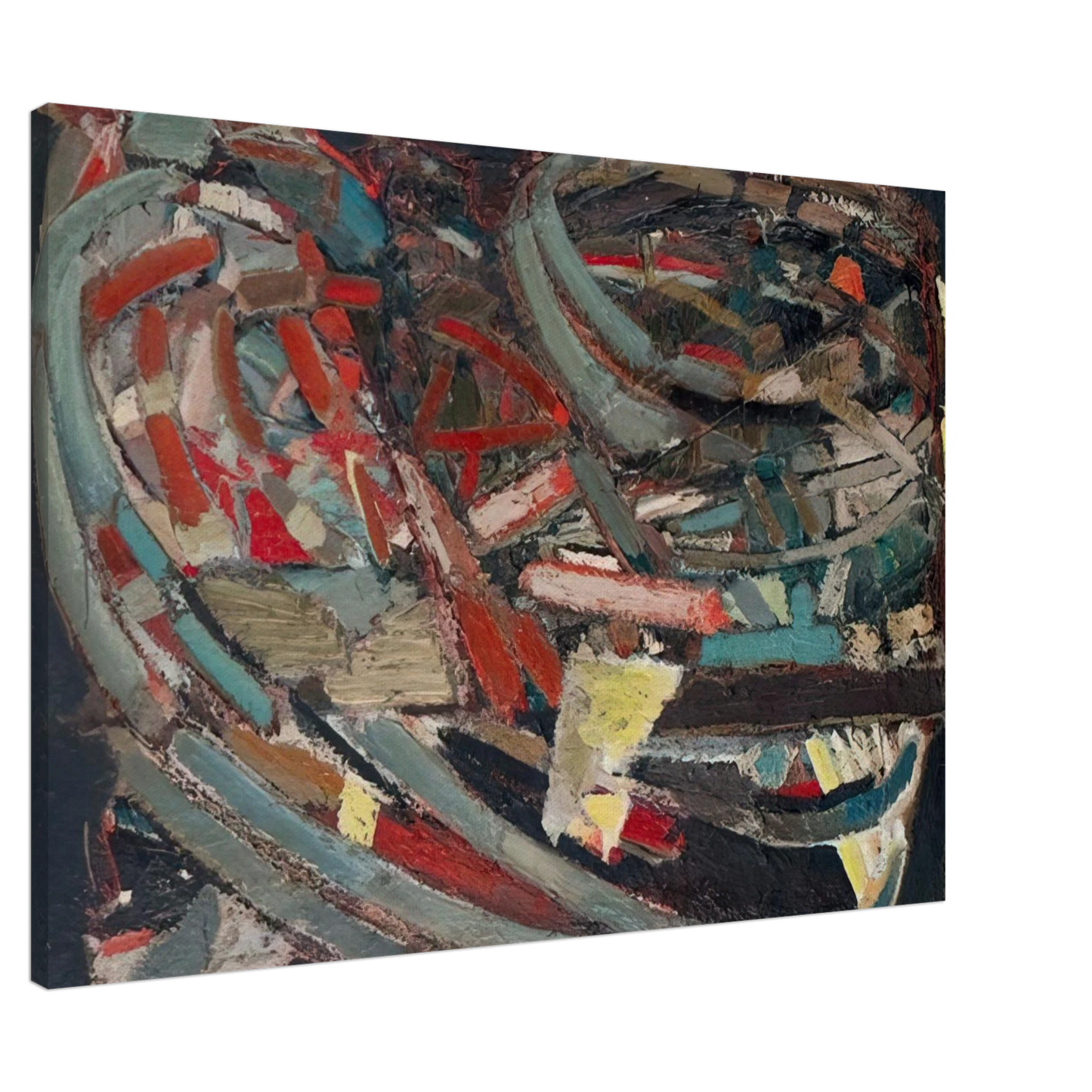 Nicolas de Stael - Composition - 1947 Canvas - 20x30 cm / 8x12 inches-canvas