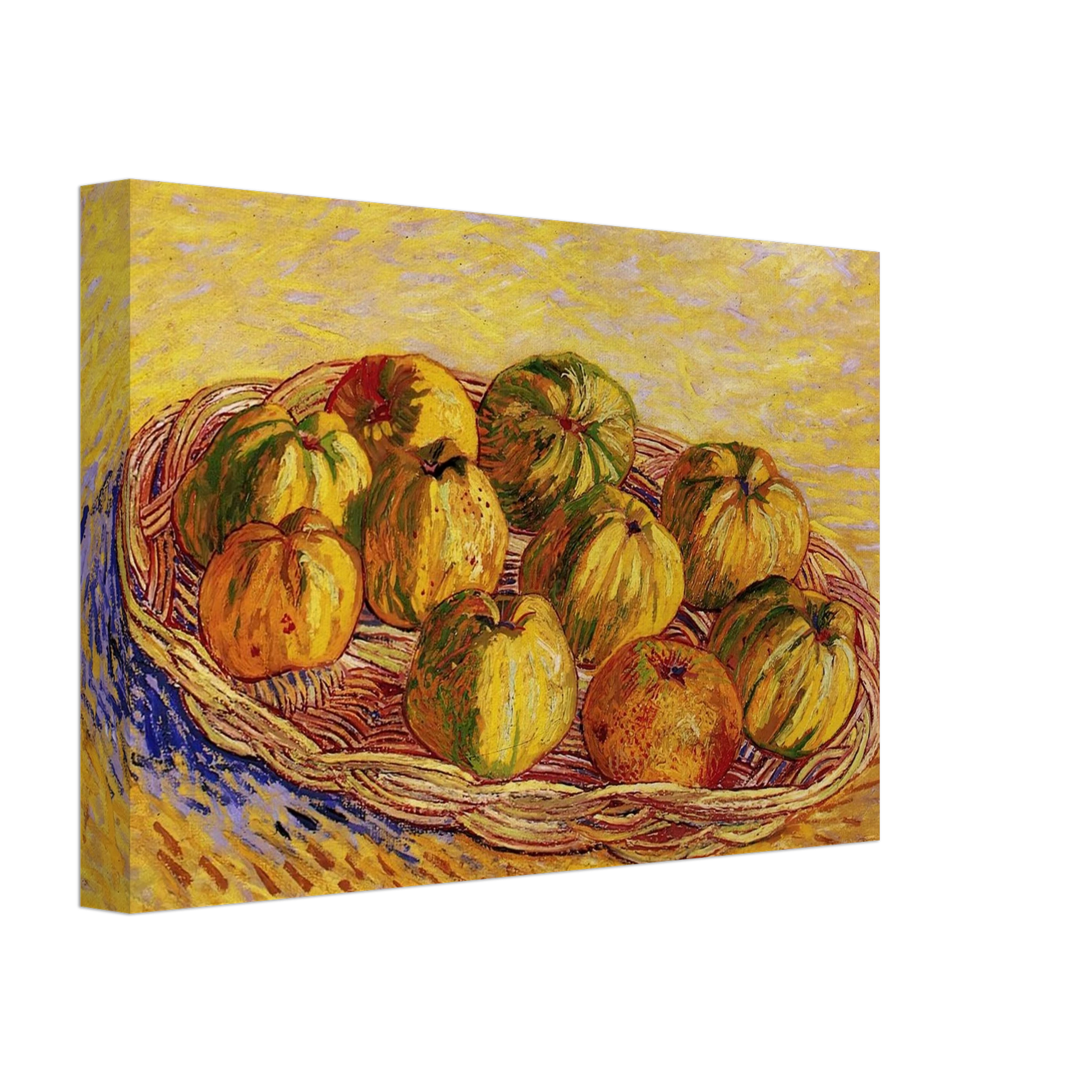 Vincent van Gogh - Still Life with Basket of Apples Canvas - 40x60 cm / 16x24 inches-canvas