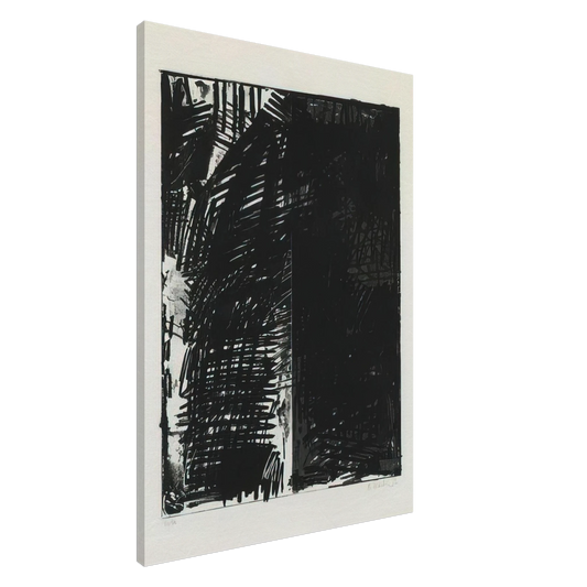 Brice Marden - Untitled Press Series - 1972 Canvas - 20x30 cm / 8x12 inches-canvas