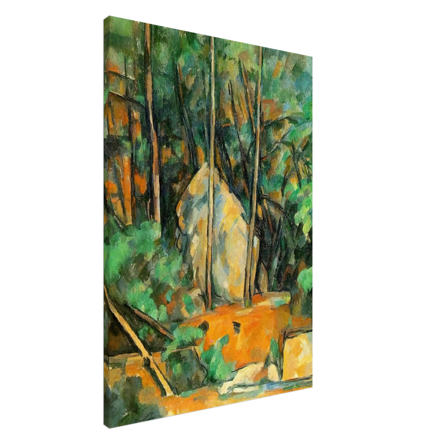 Paul Cezanne - In the Park of Chateau Noir Canvas - 20x30 cm / 8x12 inches-canvas