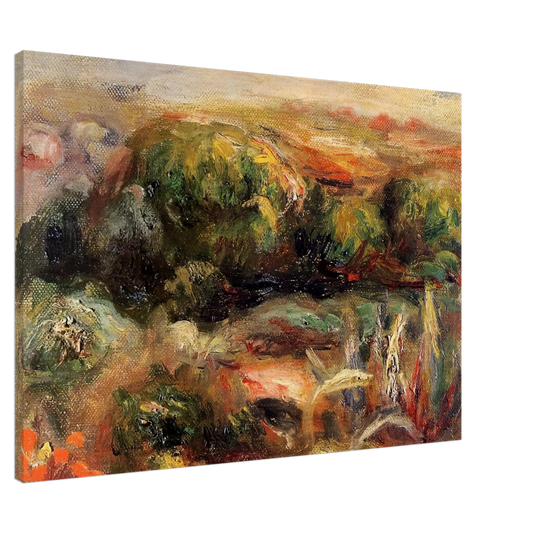 Pierre-Auguste Renoir - Landscape Near Cagnes Canvas - 20x30 cm / 8x12 inches-canvas