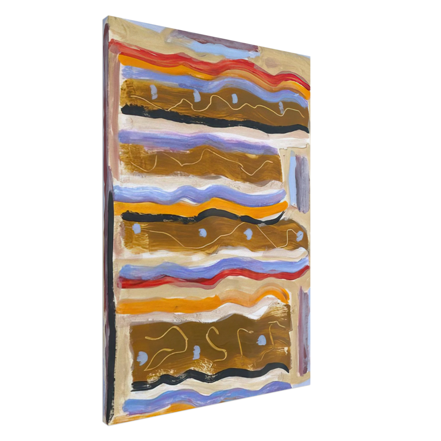 Betty Parsons - Untitled - 1950 Canvas - 20x30 cm / 8x12 inches-canvas