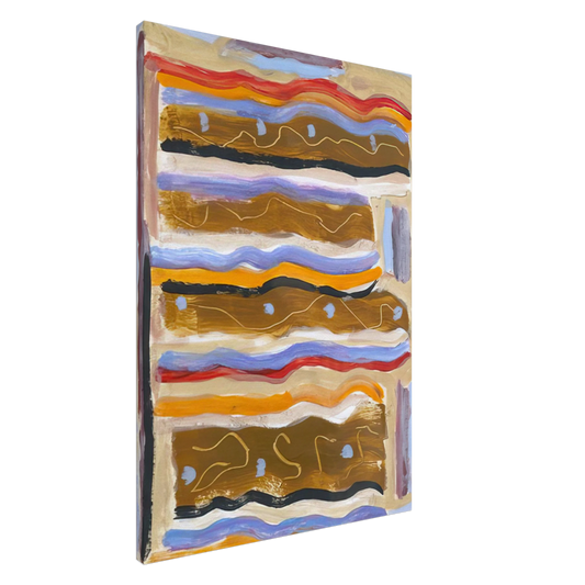 Betty Parsons - Untitled - 1950 Canvas - 20x30 cm / 8x12 inches-canvas