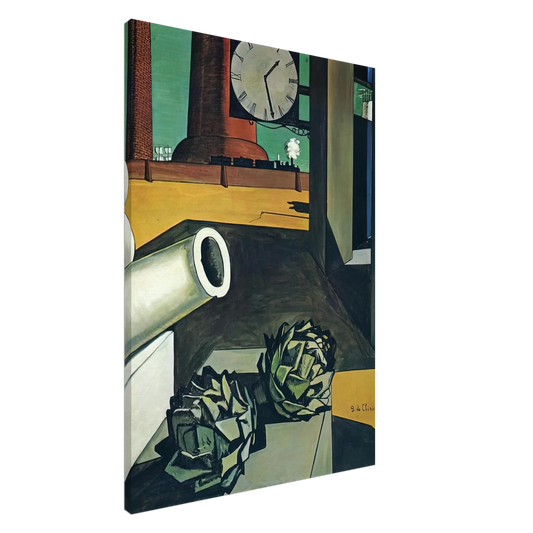 Giorgio de Chirico - THE CONQUEST OF THE PHILOSOPHER 1914 Canvas - 20x30 cm / 8x12 inches-canvas