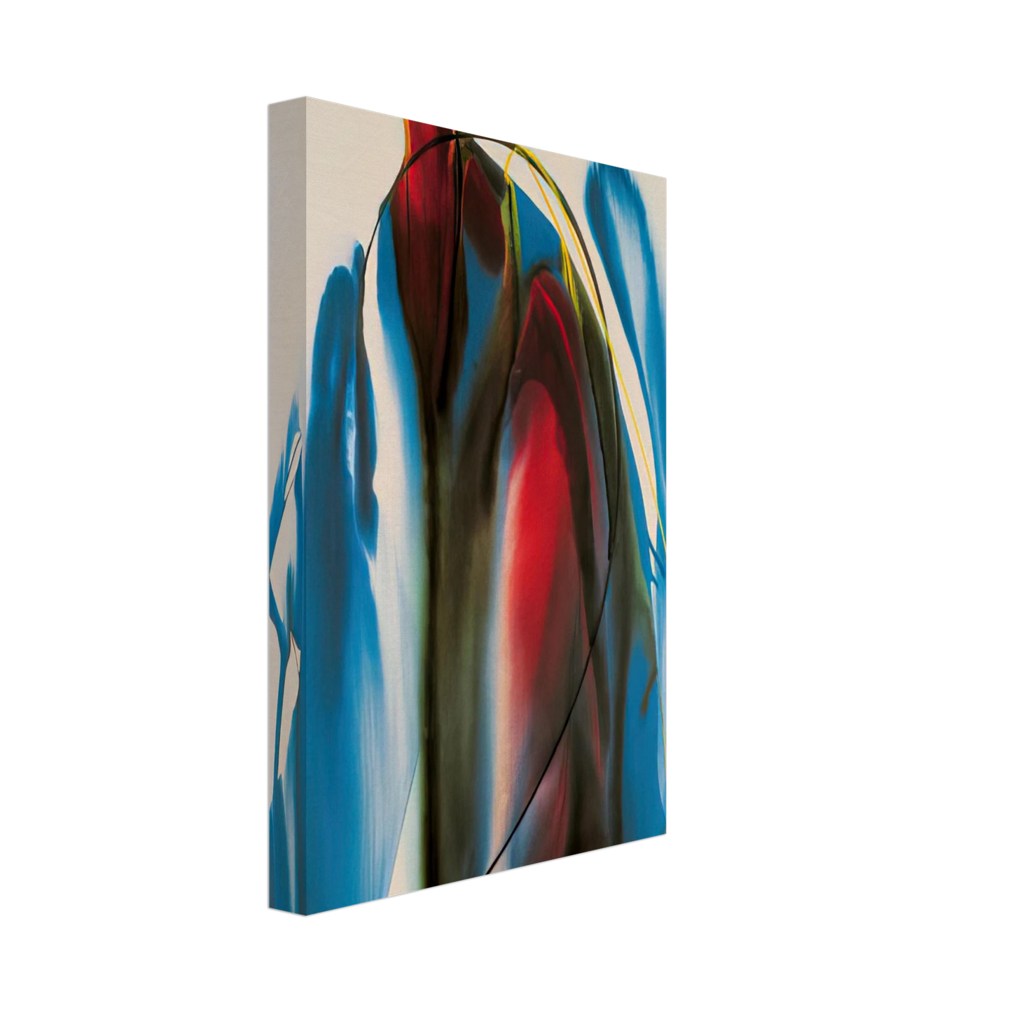 Paul Jenkins - Phenomena Waiting Gables - 1965 Canvas - 40x60 cm / 16x24 inches-canvas