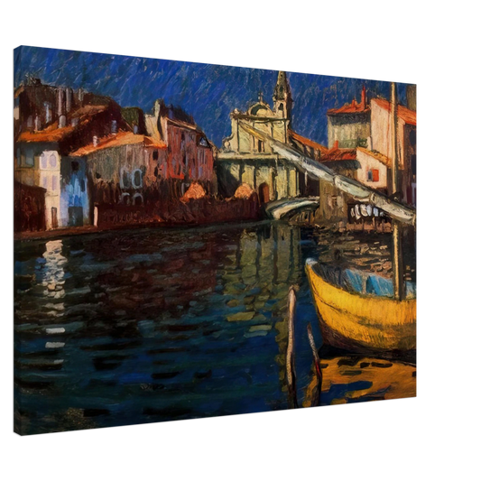 Raoul Dufy - MARTIGUES Canvas - 20x30 cm / 8x12 inches-canvas