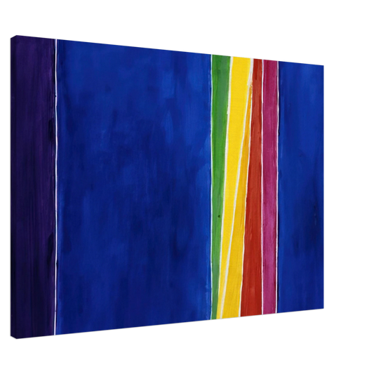 Alma Woodsey Thomas - ATMOSPHERIC EFFECTS II 1972 Canvas - 20x30 cm / 8x12 inches-canvas