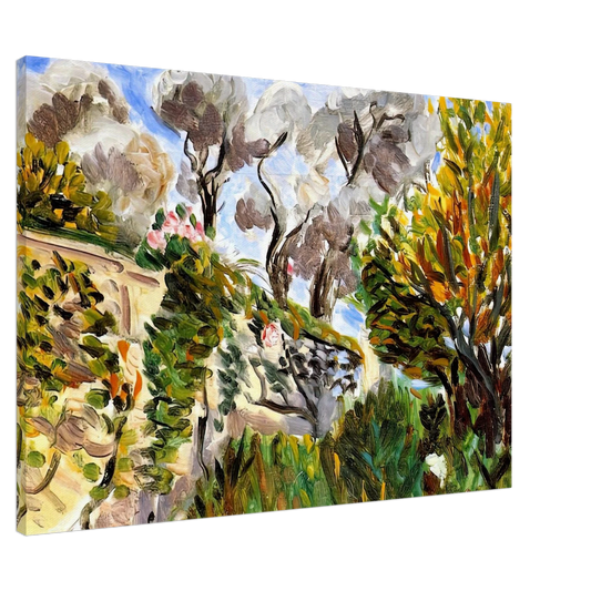 Henri Matisse - OLIVE TREES RENOIR S GARDEN IN CAGNES 1917 Canvas - 20x30 cm / 8x12 inches-canvas