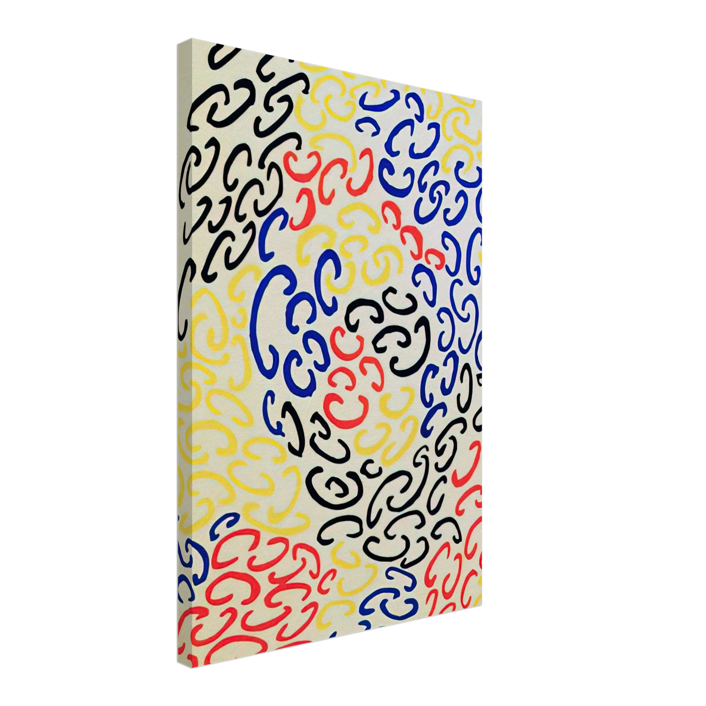 Sonia Delaunay - COMPOSITION 10 Canvas - 40x60 cm / 16x24 inches-canvas