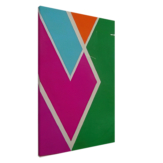 Larry Zox - Westbury - 1970 Canvas - 20x30 cm / 8x12 inches-canvas