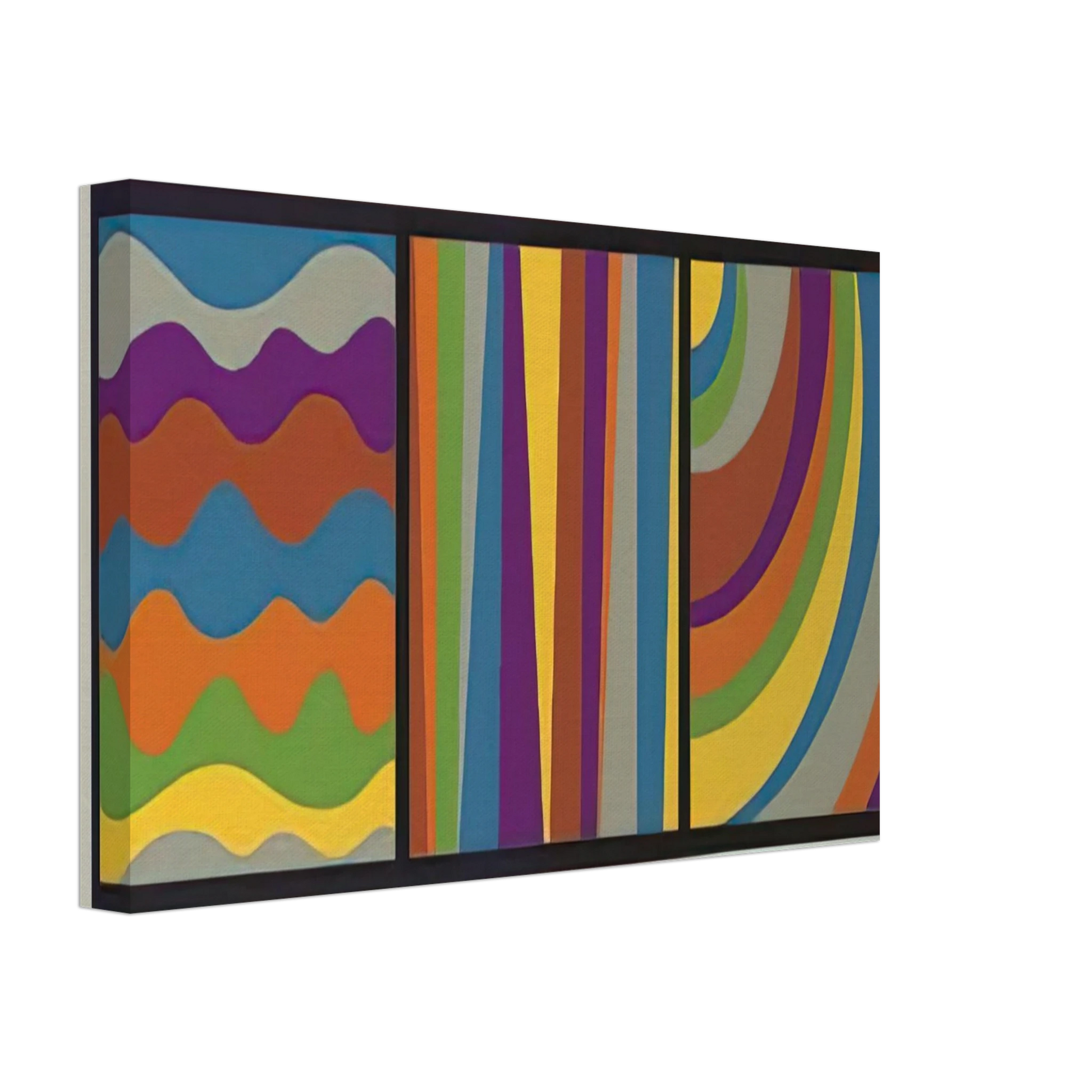 Sol LeWitt - Irregular Arcs, Bands, Loops Canvas - 40x60 cm / 16x24 inches-canvas