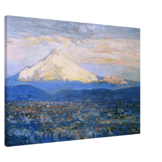 Childe Hassam - Mount Hood Canvas - 20x30 cm / 8x12 inches-canvas