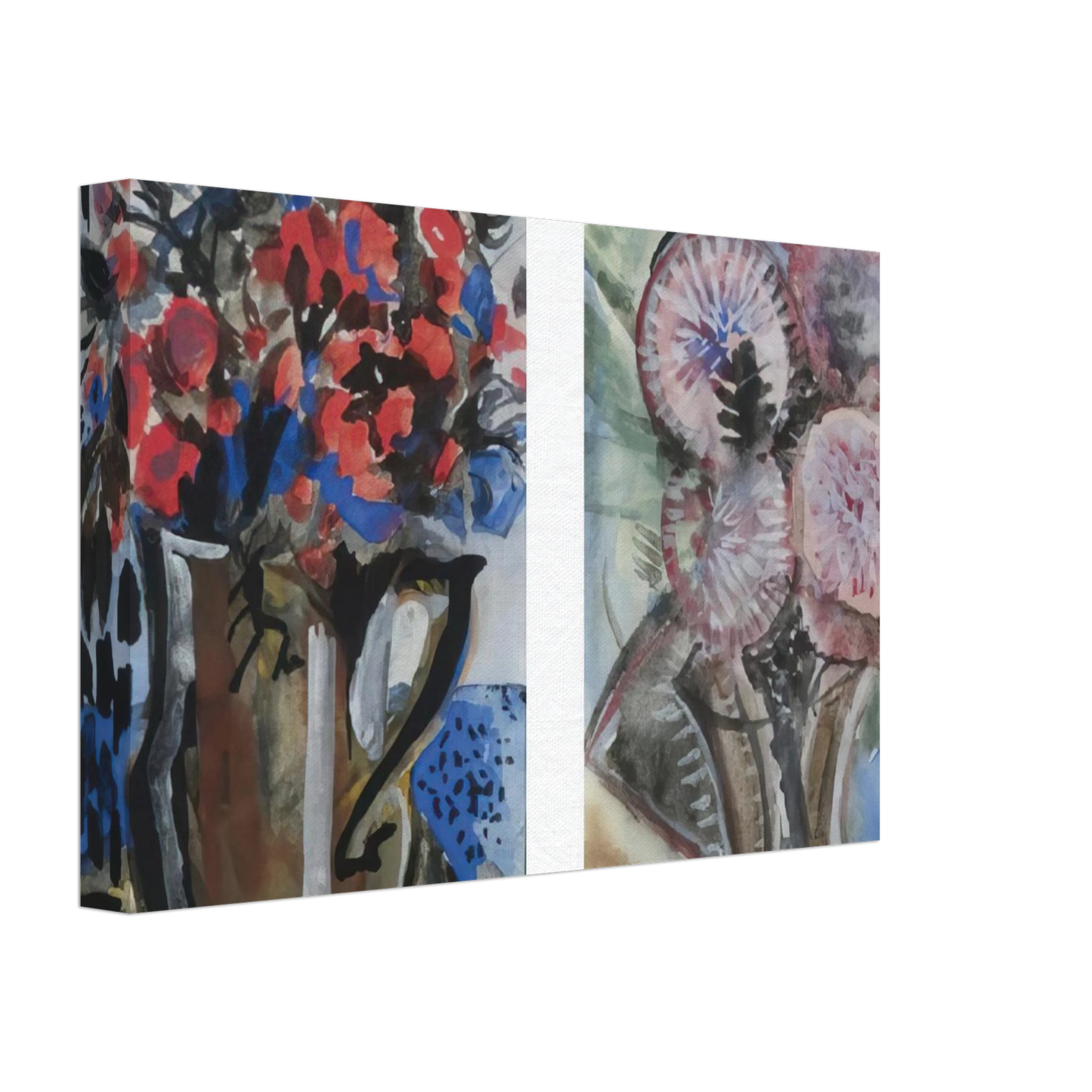 Natalia Goncharova - Still Life - Expressionism Canvas - 40x60 cm / 16x24 inches-canvas