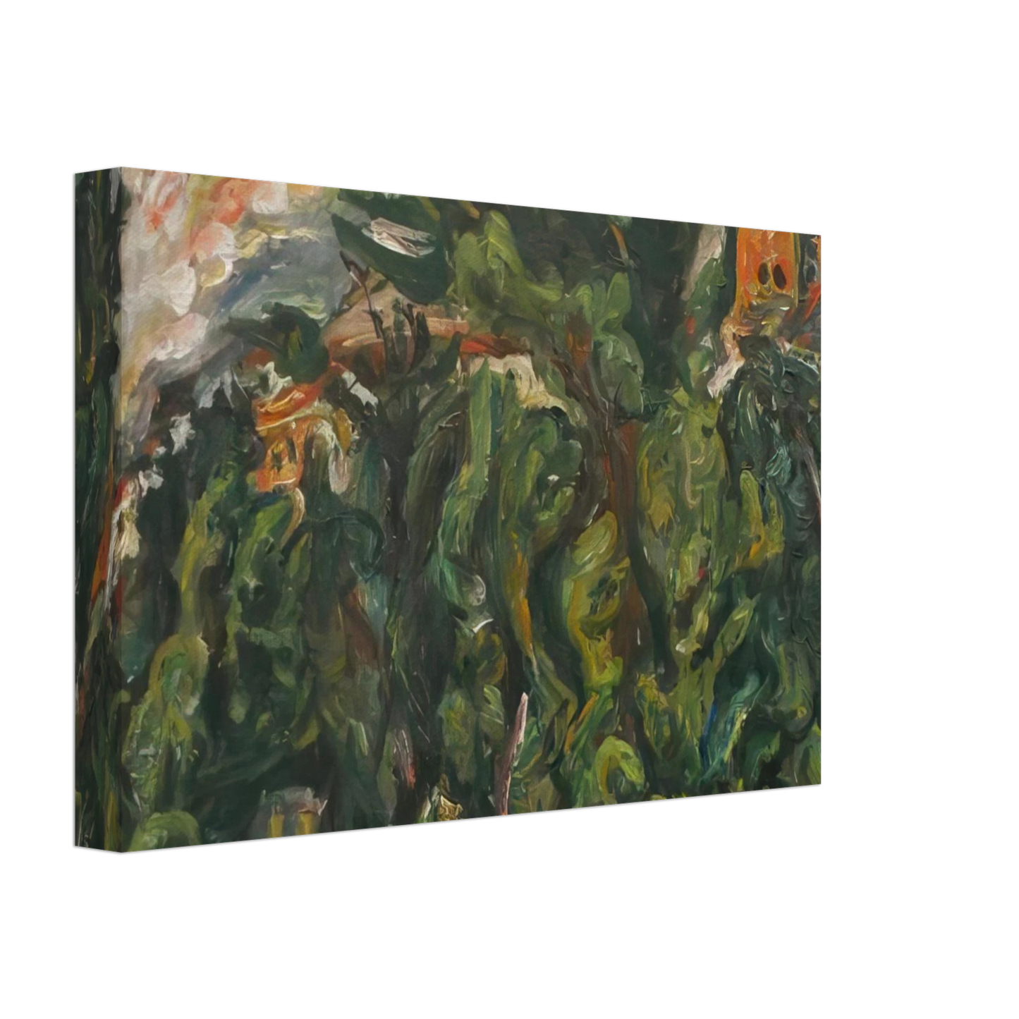 Chaim Soutine - THE RED CASTLE OF CERET 1919 Canvas - 70x100 cm / 28x40 inches-canvas