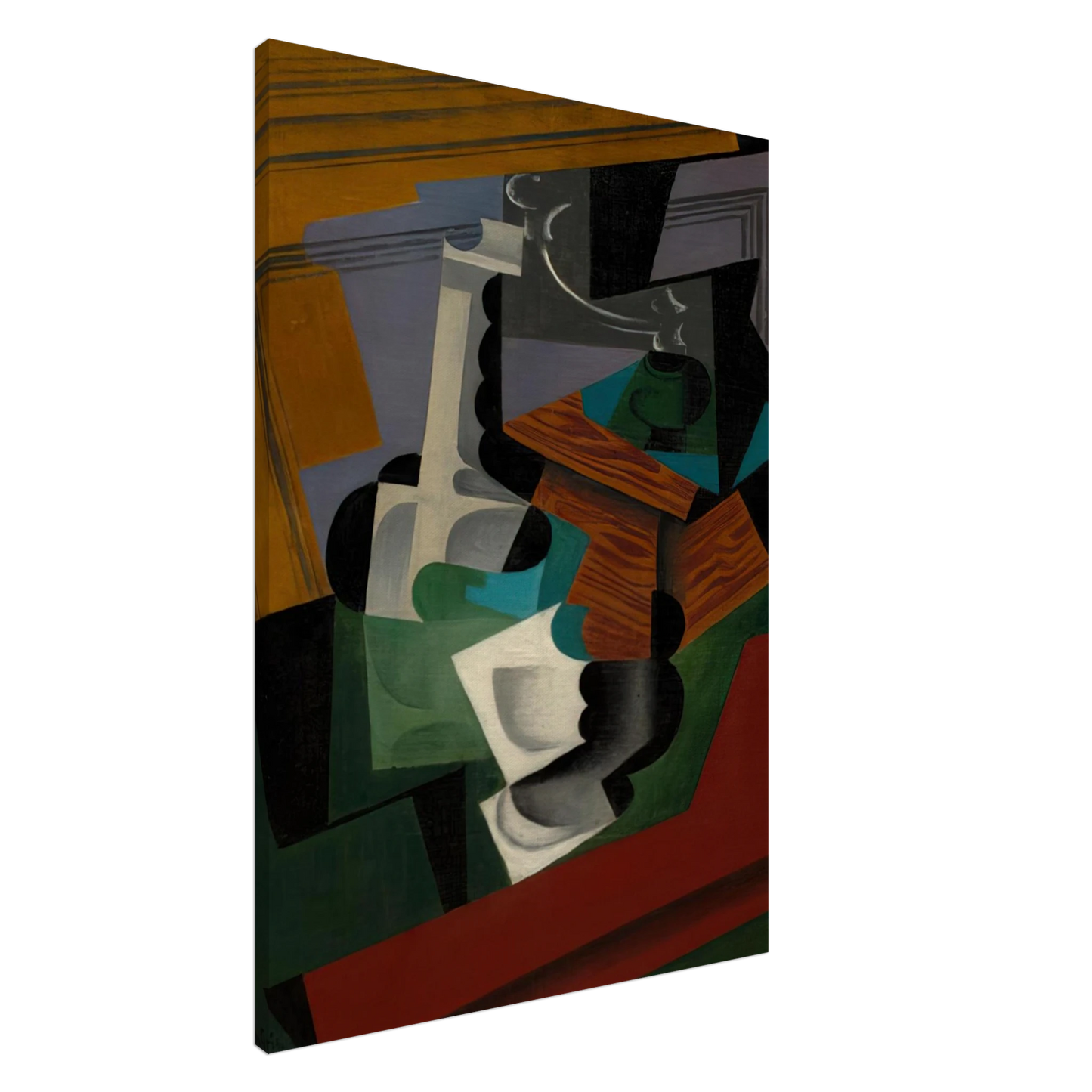 Juan Gris - THE COFFEE MILL 1916 Canvas - 20x30 cm / 8x12 inches-canvas